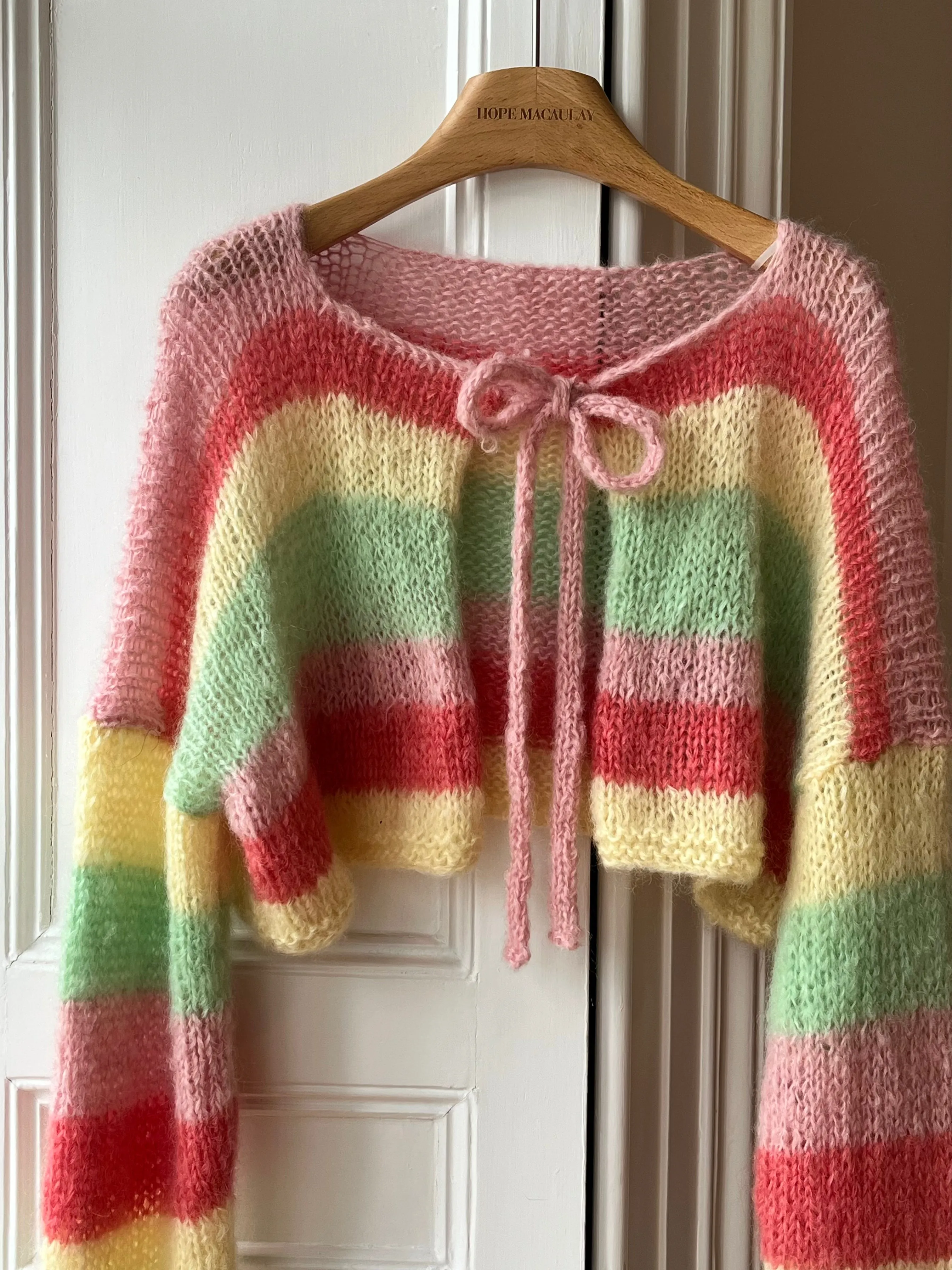 Fluffy Mohair Knit Cardigan (Sample)