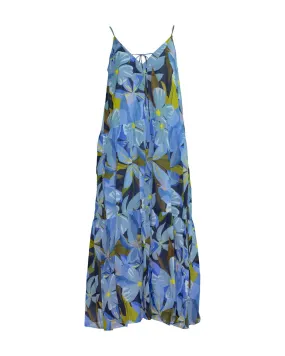 Hawaii Print Spagetti Strap Dress