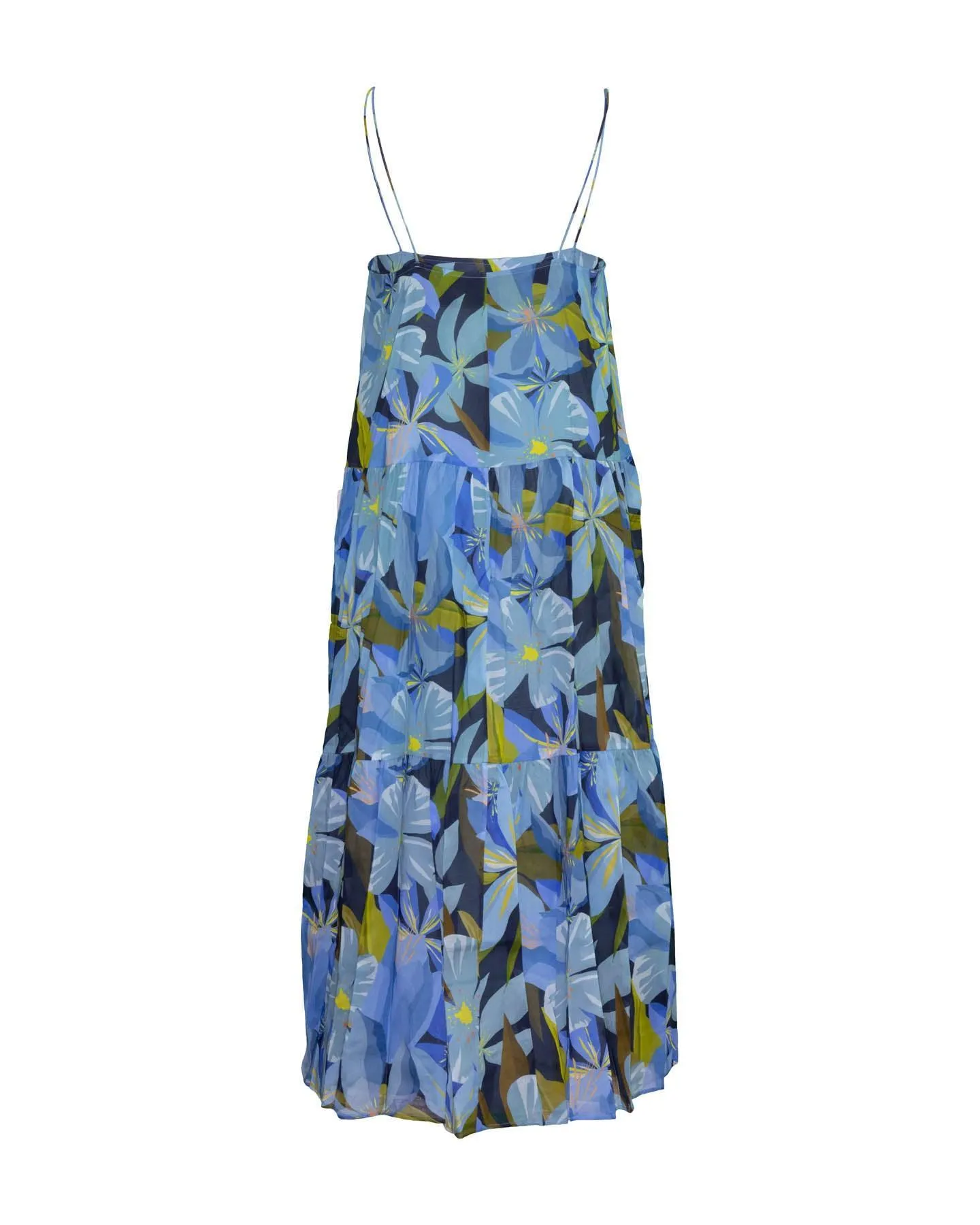 Hawaii Print Spagetti Strap Dress