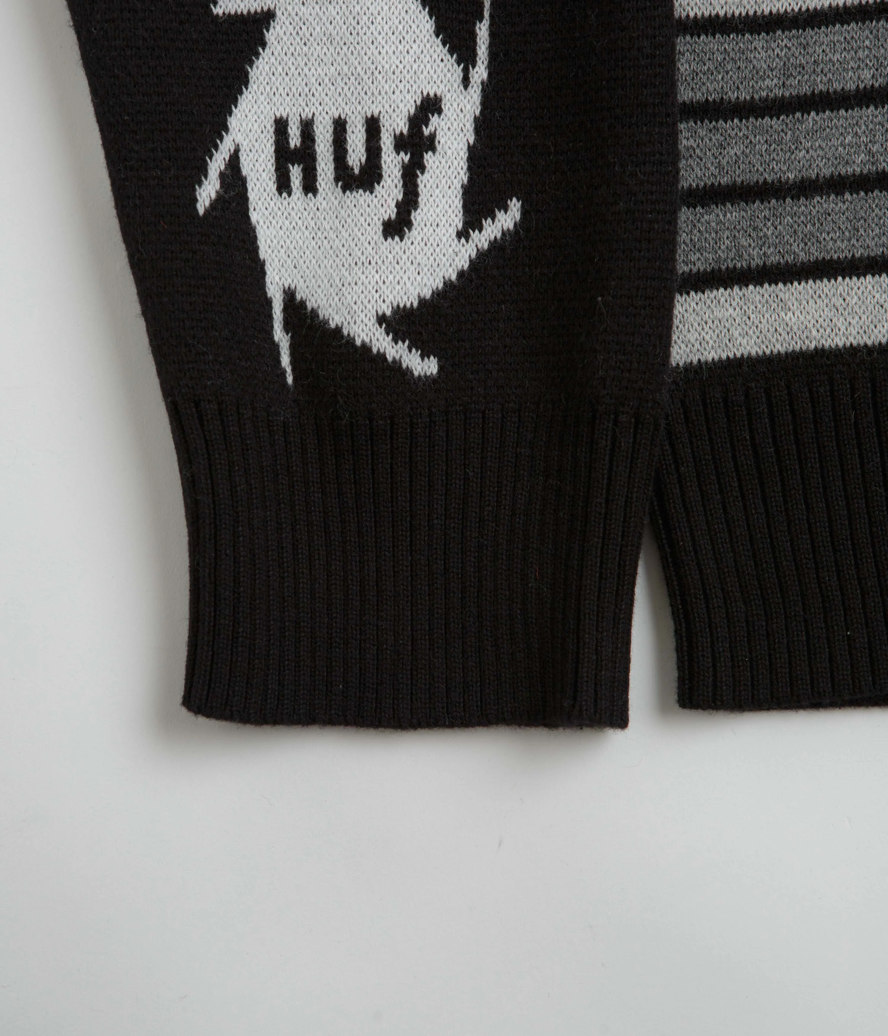HUF x Kodak Dark Room Jacquard Knit Sweatshirt - Black