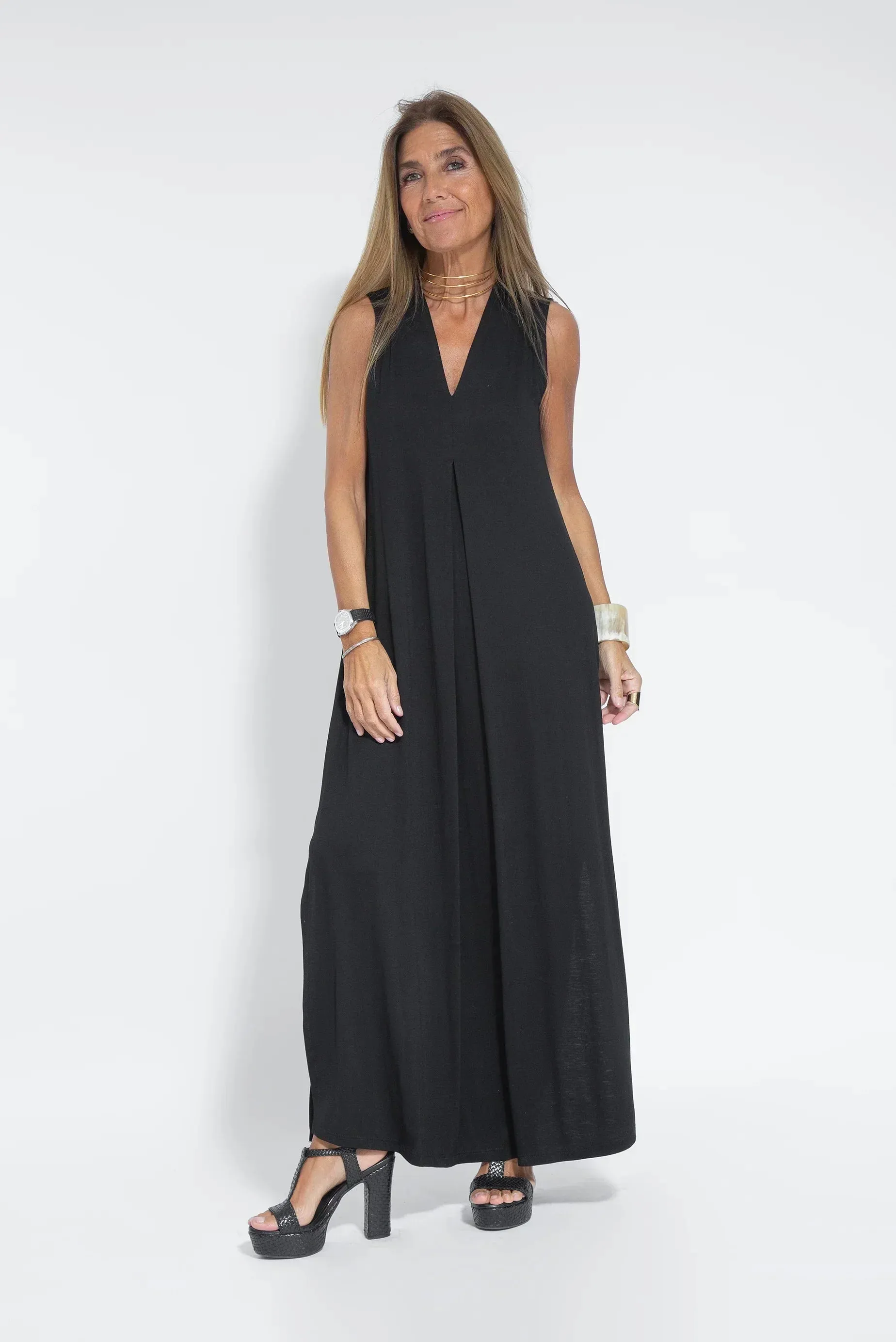 Idina Slimming Dress and Vest Set