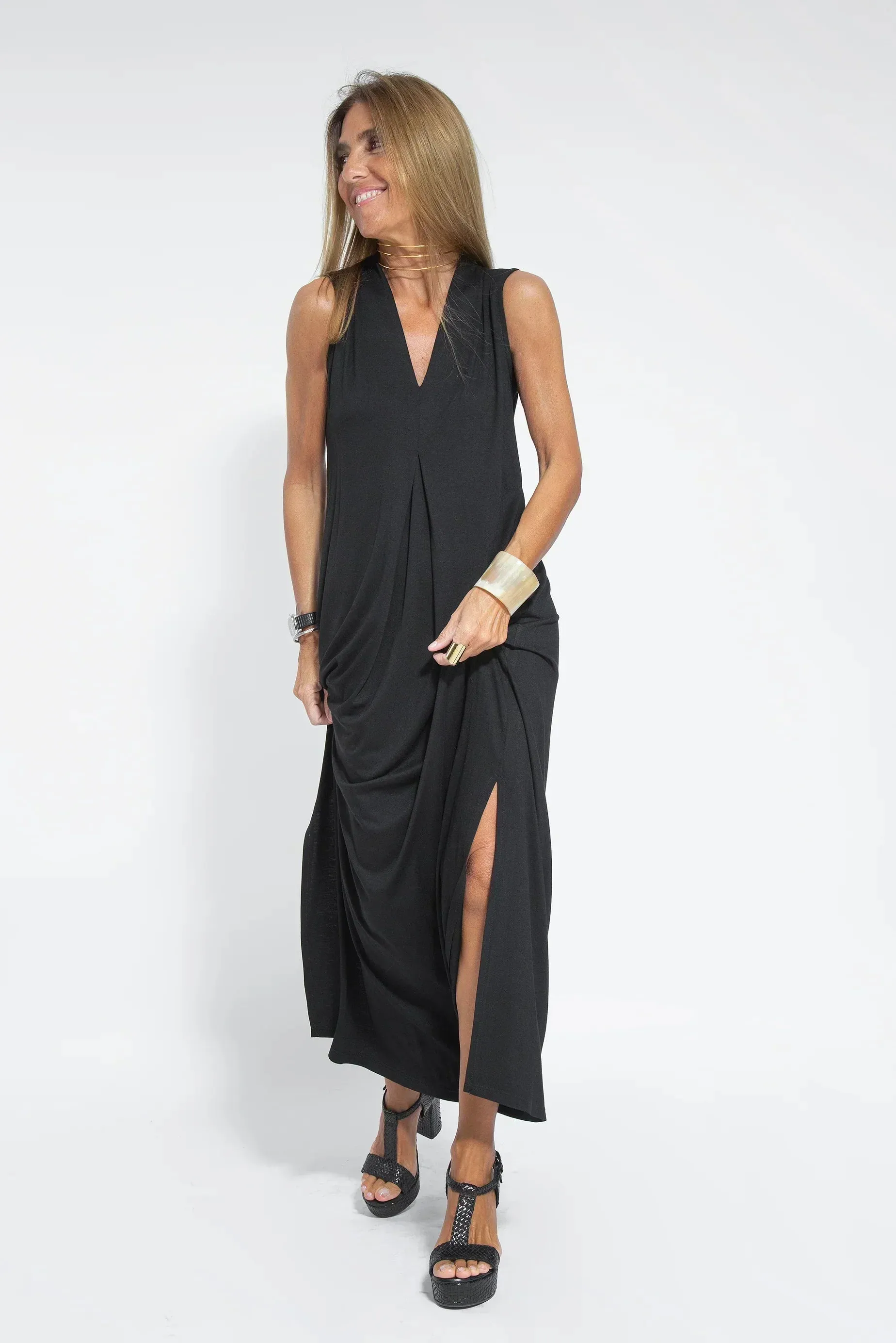 Idina Slimming Dress and Vest Set