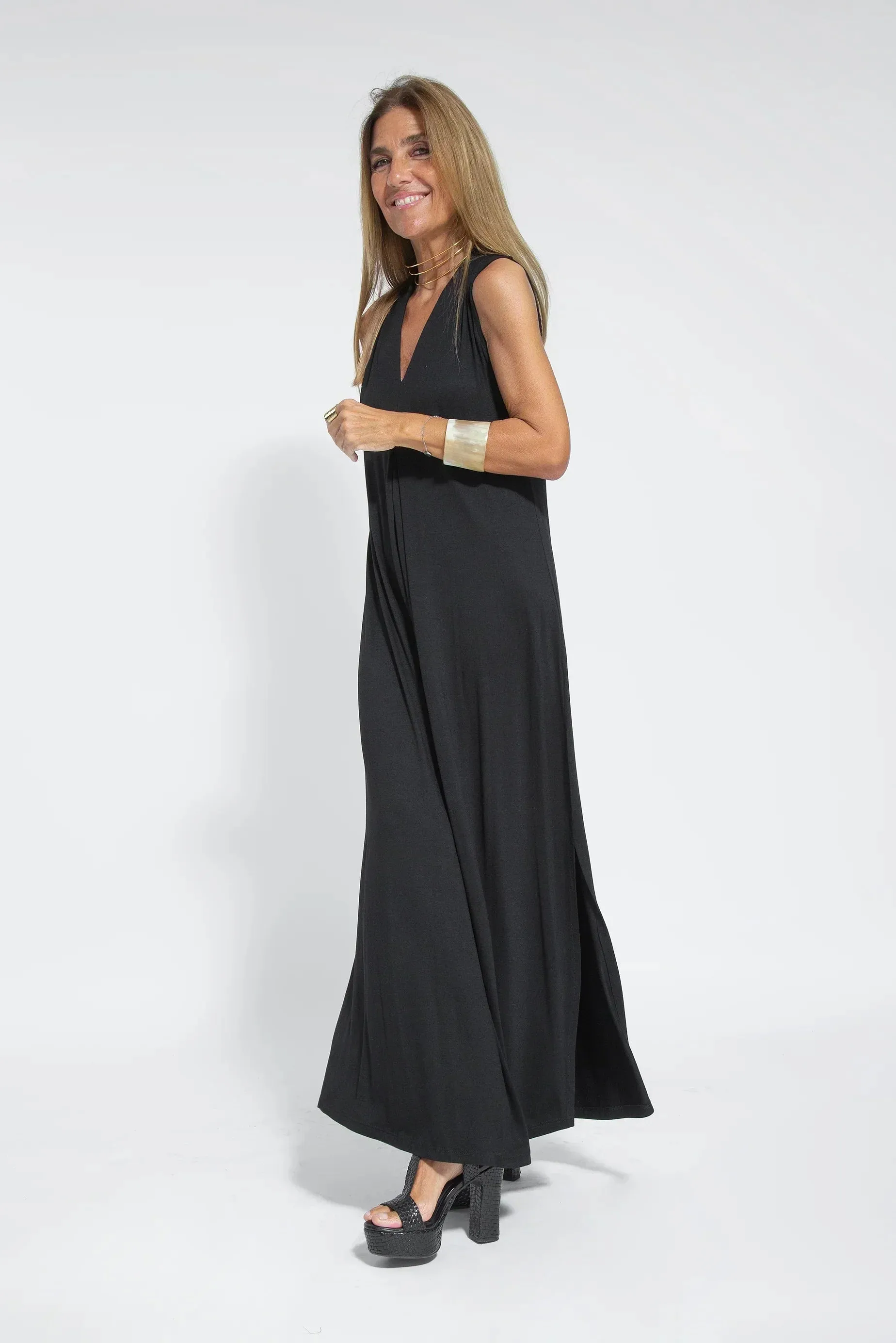 Idina Slimming Dress and Vest Set