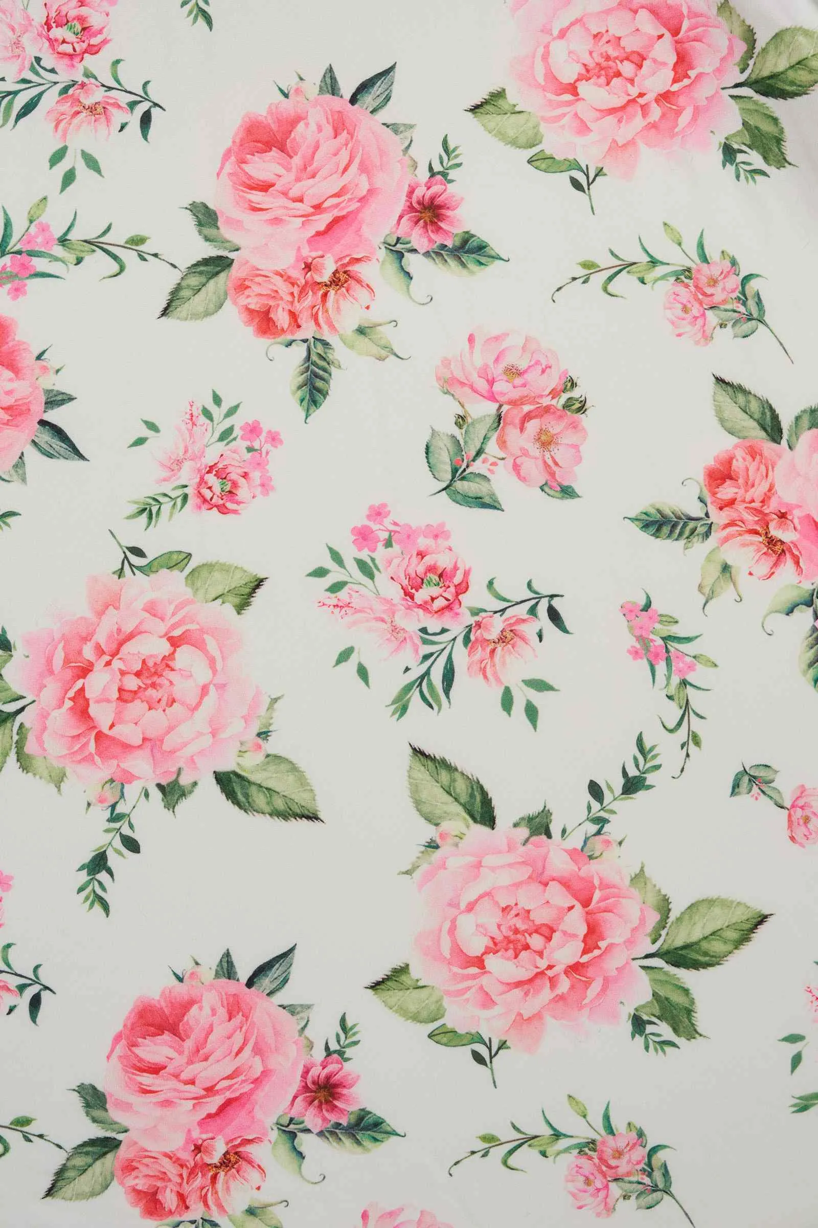 Janice Summer Pink Rose Tea Dress