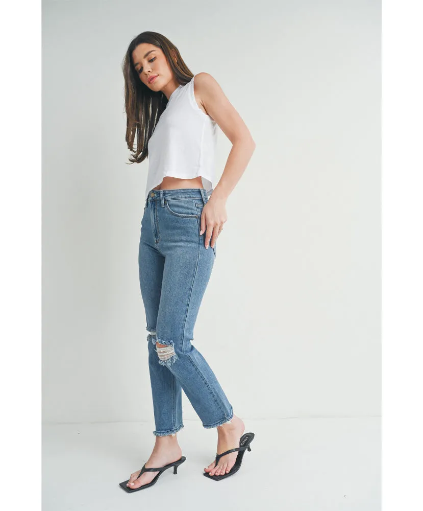 JBD - Alix Ankle Fray Slim