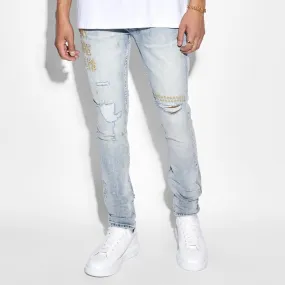 Ksubi 23 Van Winkle Mid Blue Jean