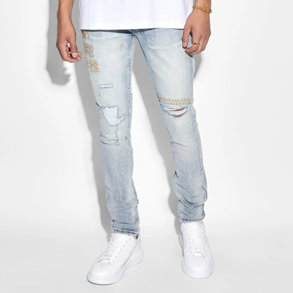 Ksubi 23 Van Winkle Mid Blue Jean