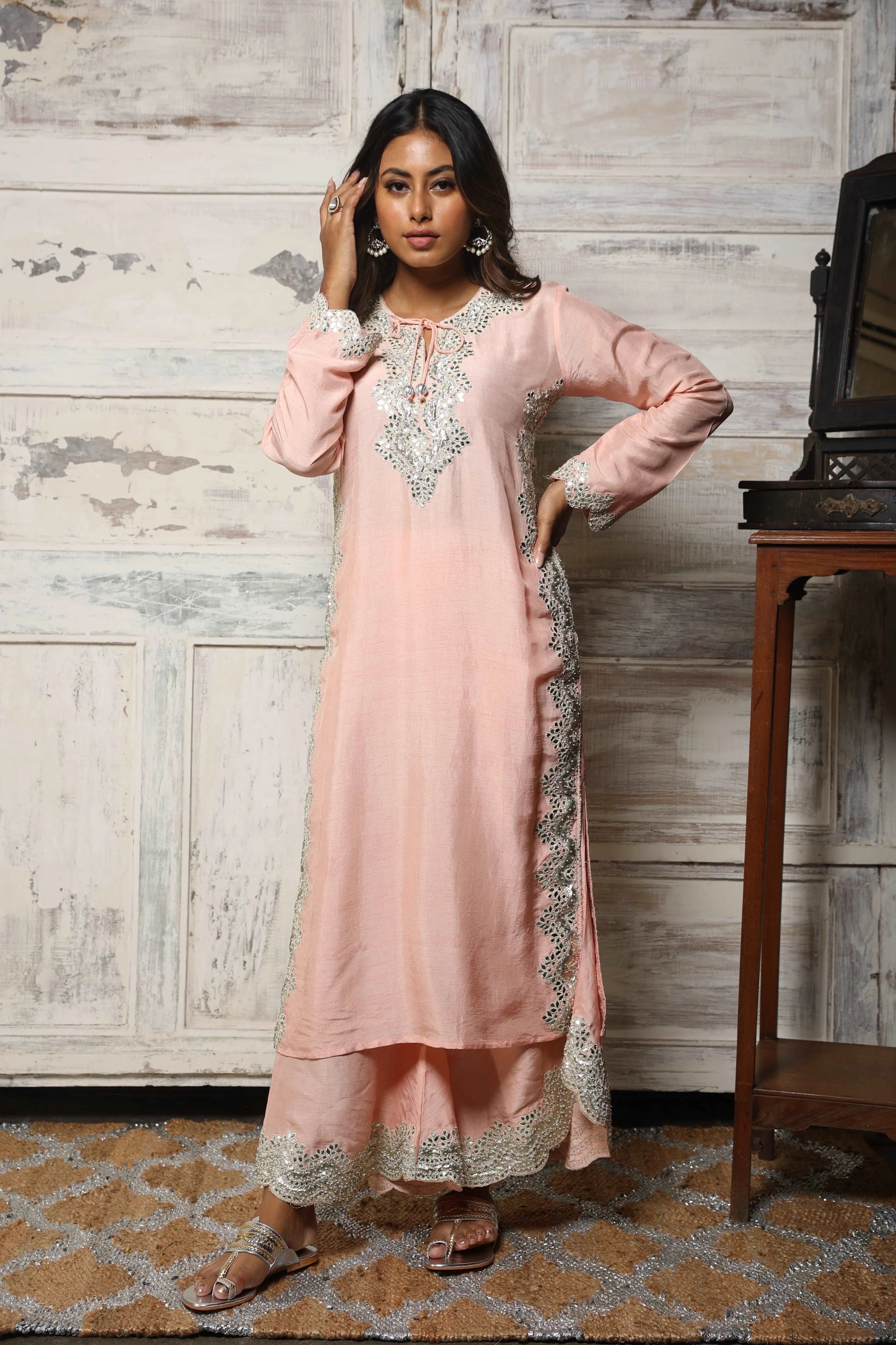 Kurta & flared pant set