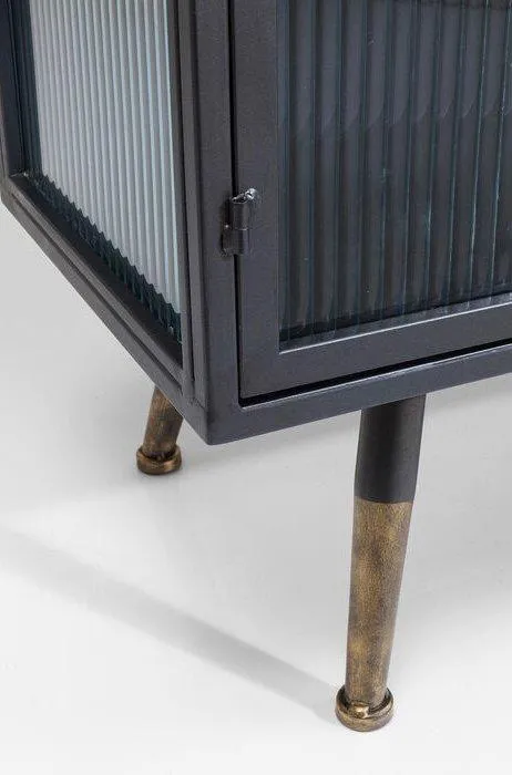 La Gomera Black Metal/Glass Sideboard