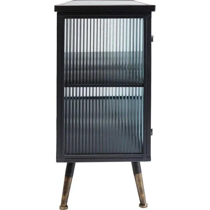 La Gomera Black Metal/Glass Sideboard