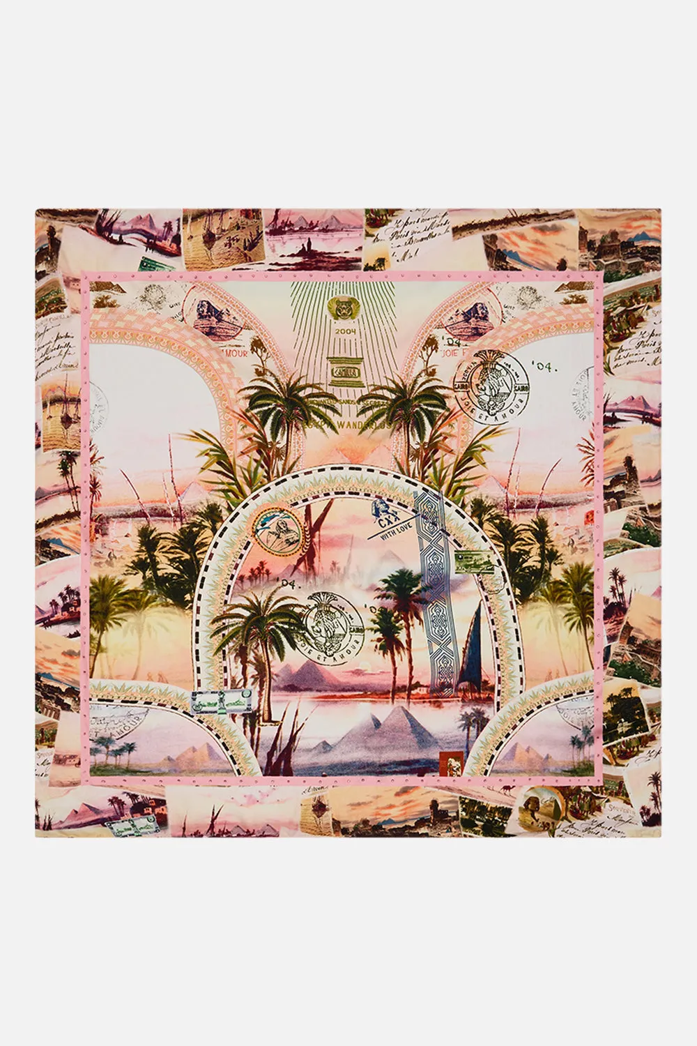 LARGE SQUARE SCARF MILLAS GOT MAIL