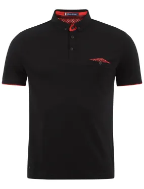 Le Shark Albion Black polo shirt