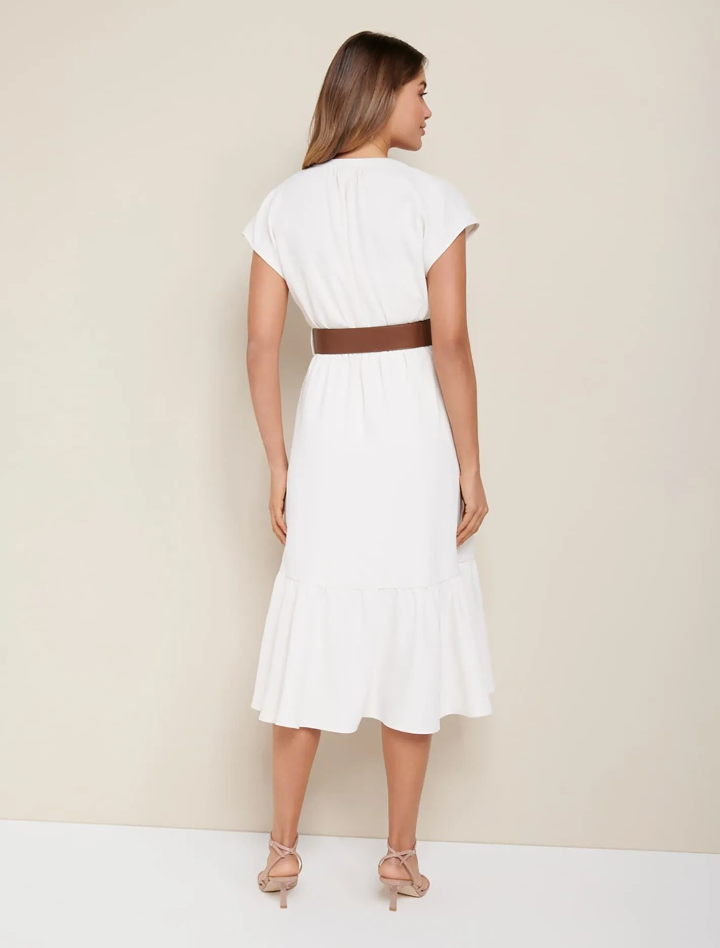 Lola Belted Midi Dress