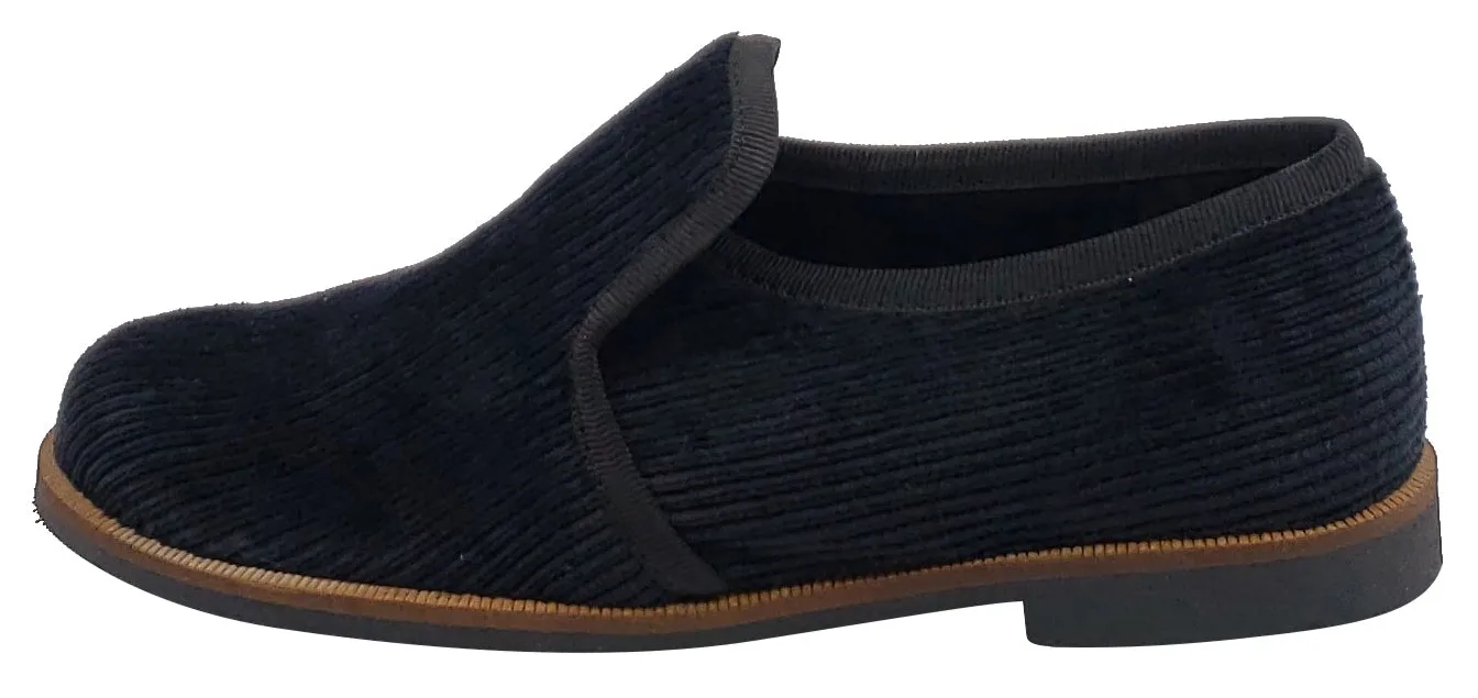 Luccini Panna Strech Soft Black Slip On for Boy's and Girl's