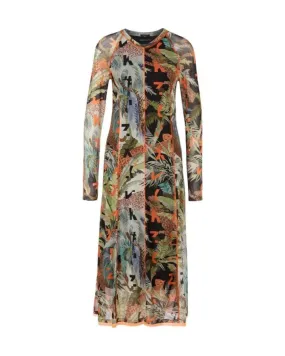 Marc Cain Printed Mesh Dress