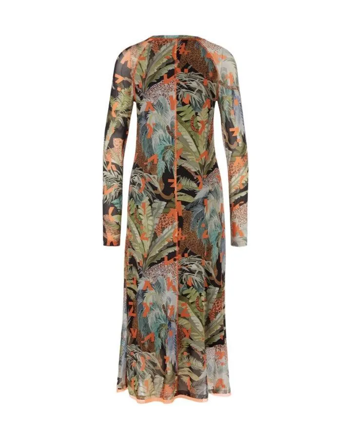 Marc Cain Printed Mesh Dress