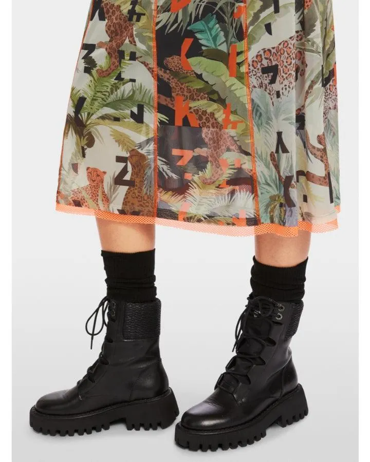 Marc Cain Printed Mesh Dress