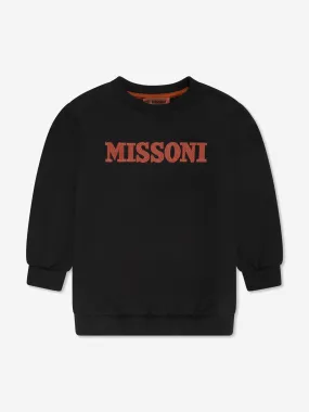 Missoni Boys Logo Sweatshirt in Black
