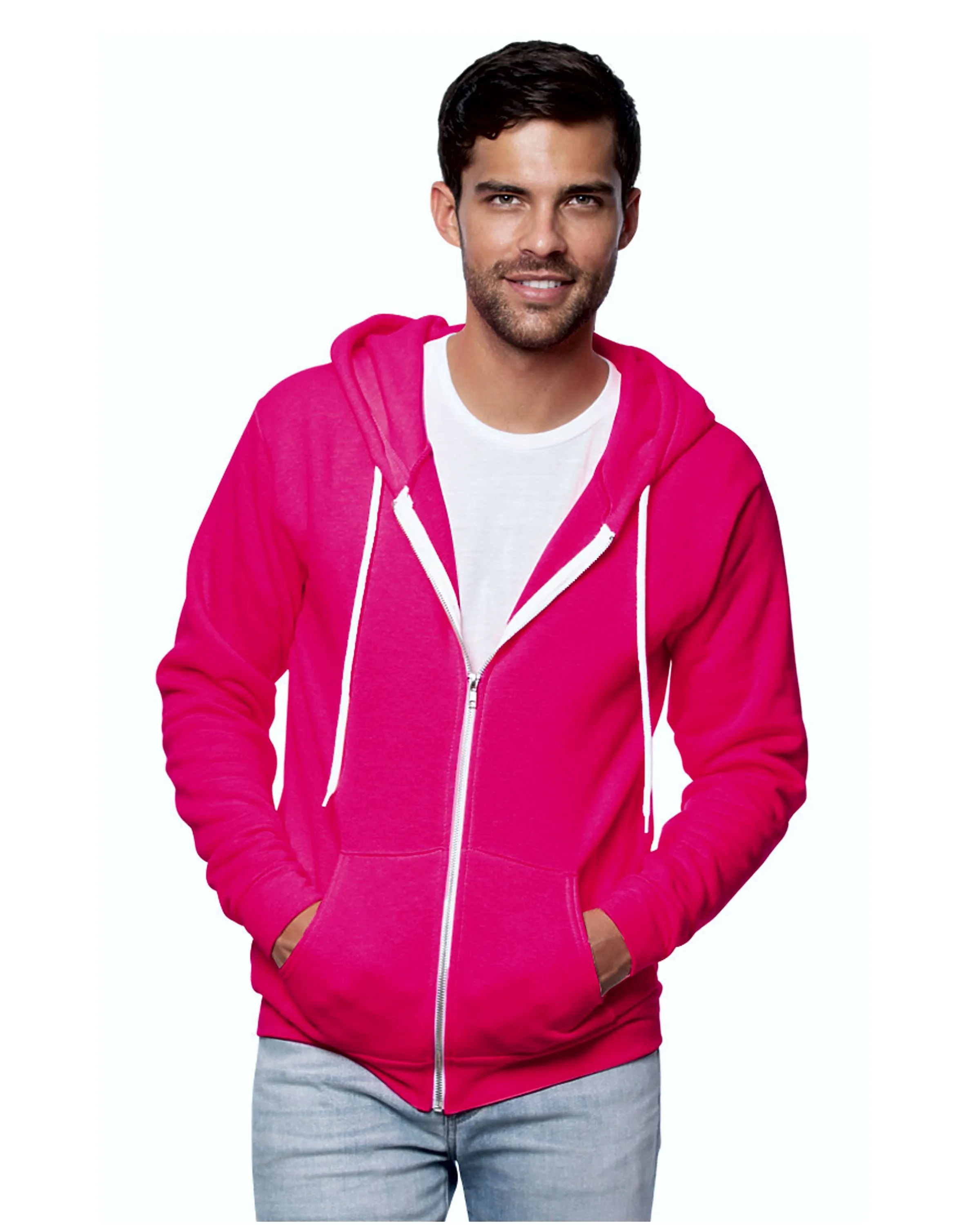 Neon Magenta Pink Unisex Hoodie