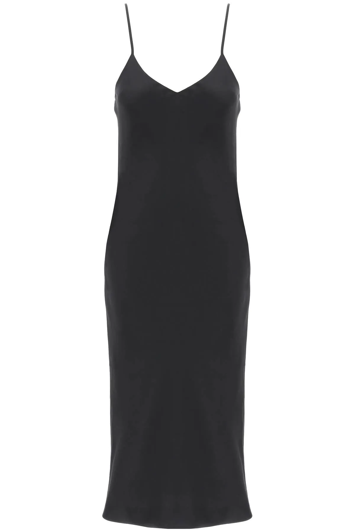 Norma Kamali Midi Crpe Slip Dress