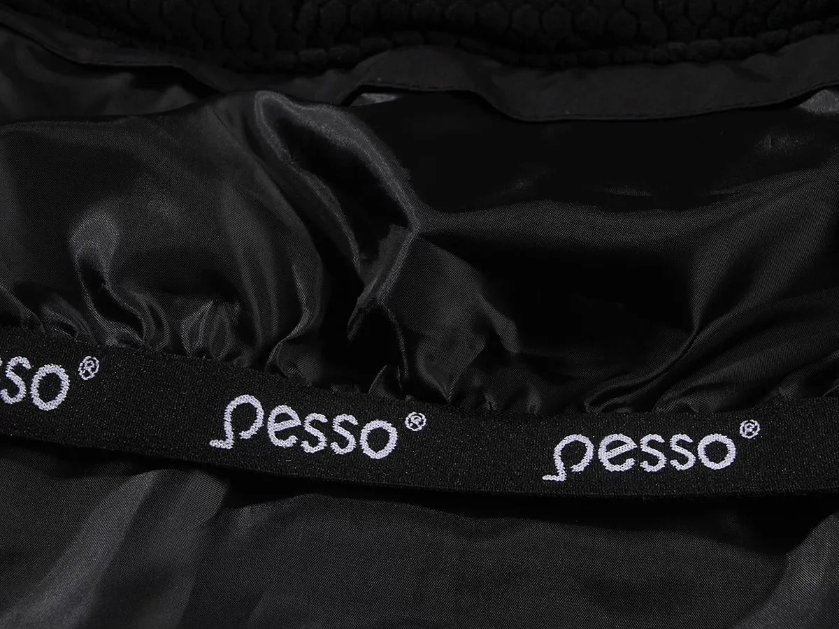 NOVA_OR, WATERPROOF WINTER JACKET PESSO NOVA, BLACK ORANGE