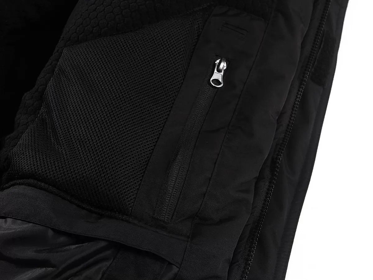 NOVA_OR, WATERPROOF WINTER JACKET PESSO NOVA, BLACK ORANGE