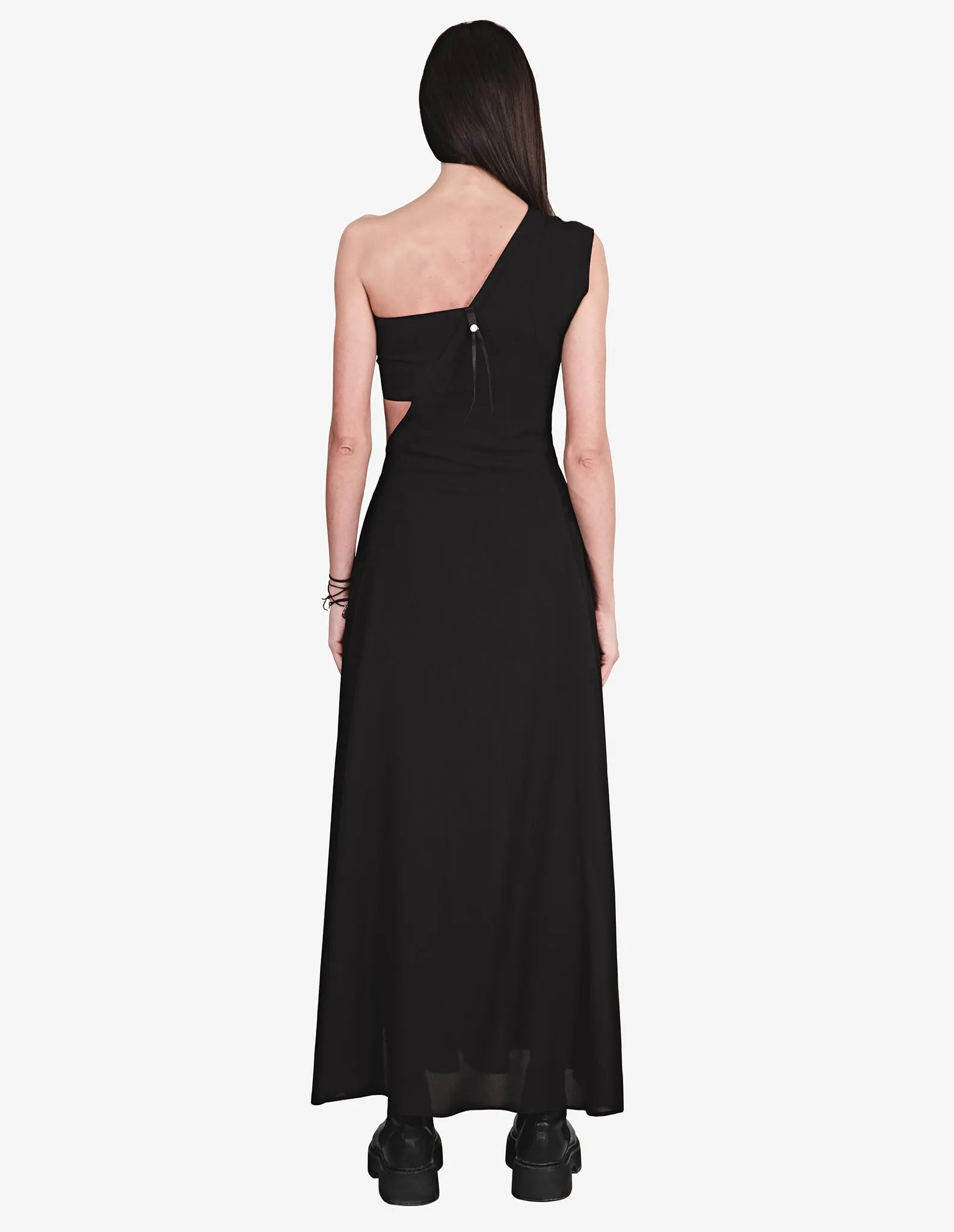 One-shoulder Cutout Dress