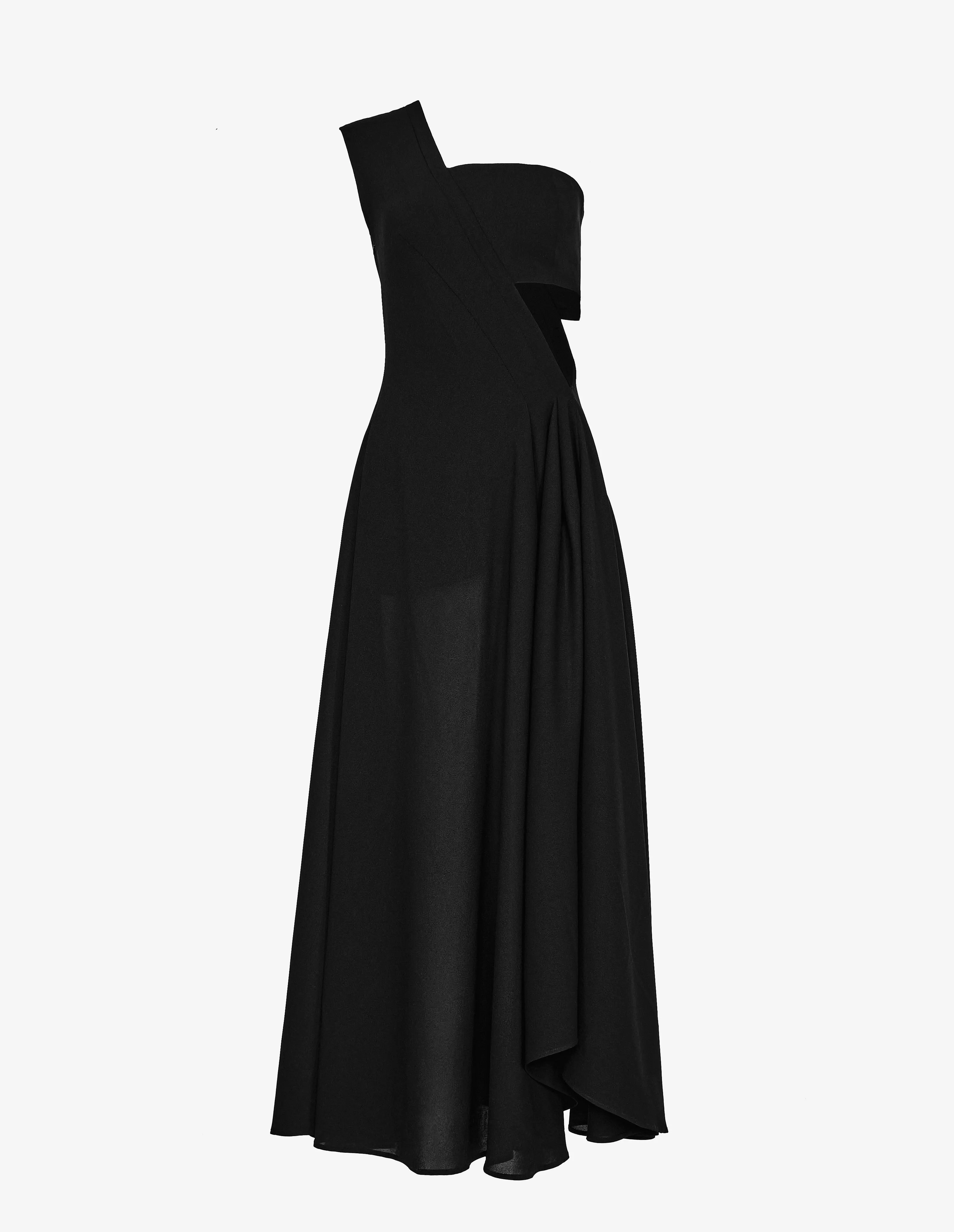 One-shoulder Cutout Dress