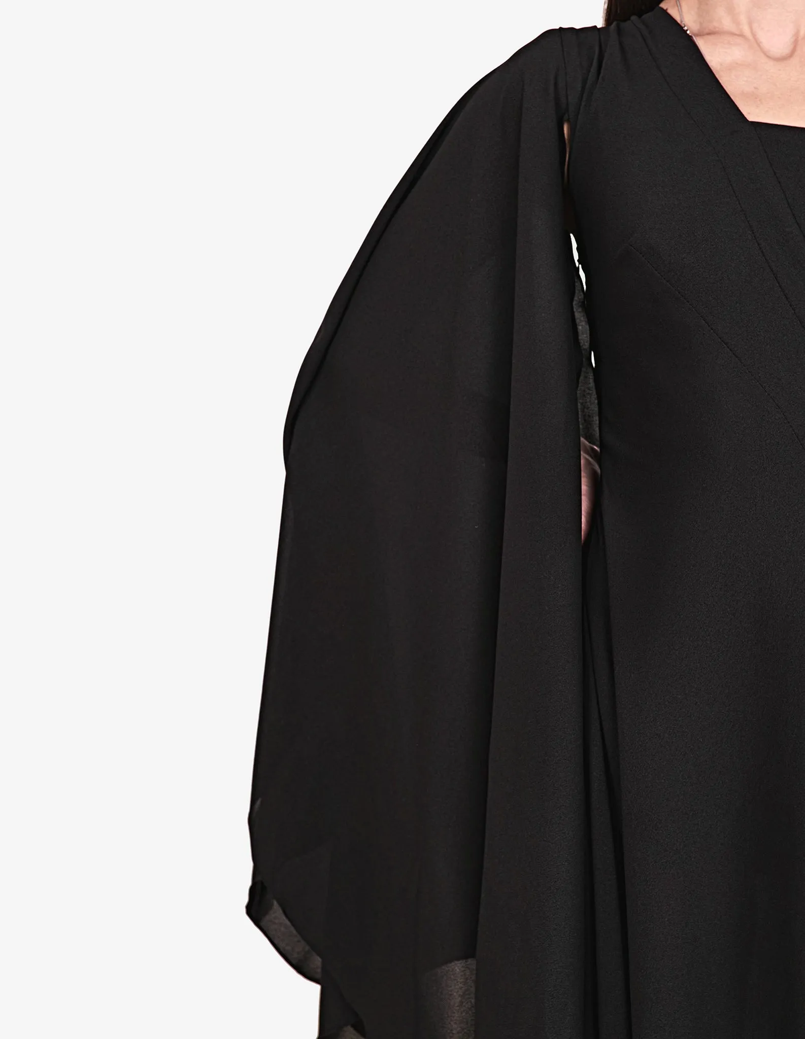 One-sleeve Cutout Dress