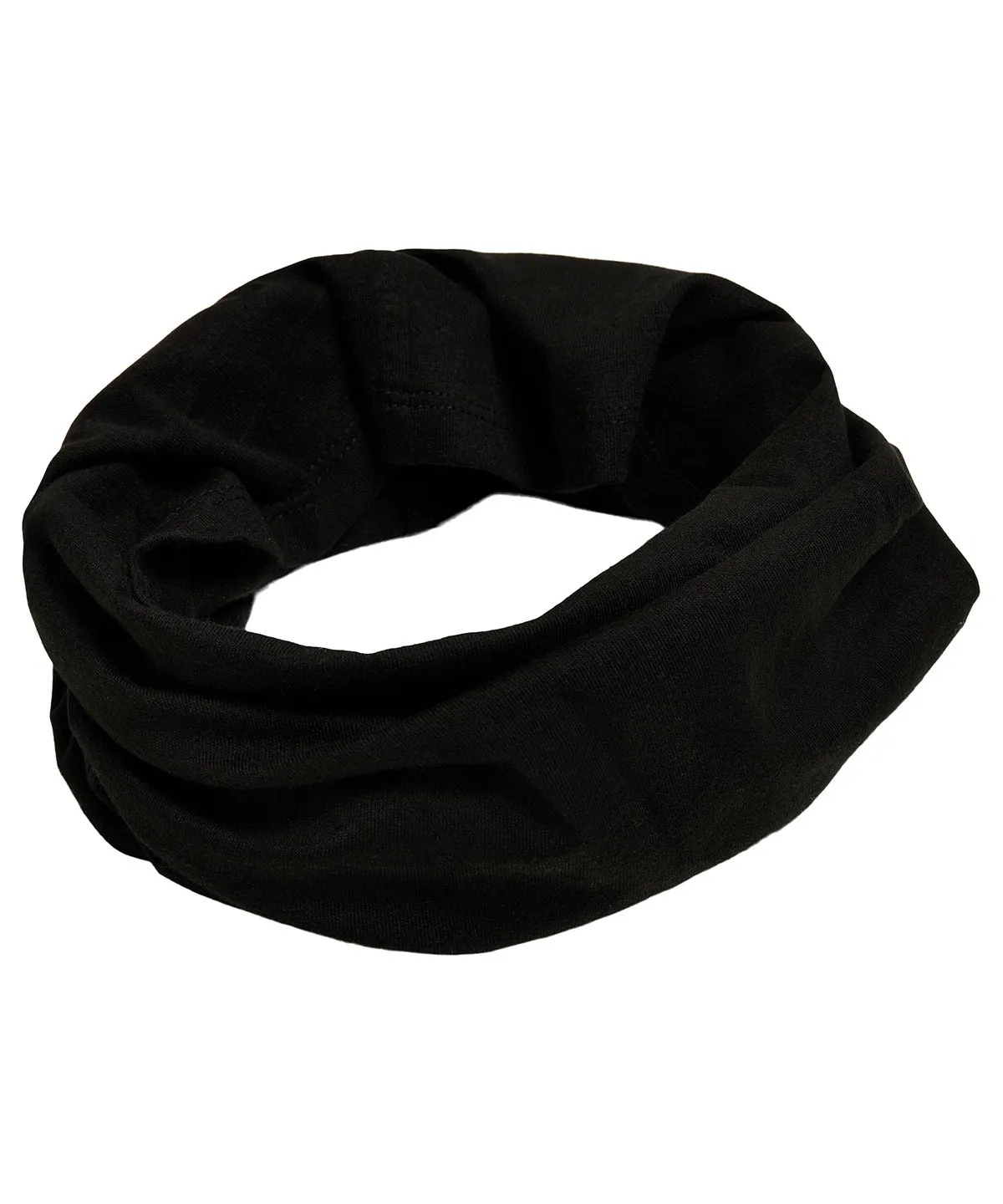 Organic cotton tube scarf | Black