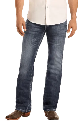 Panhandle Slim Men's Regular Fit Stretch Straight Bootcut Jeans