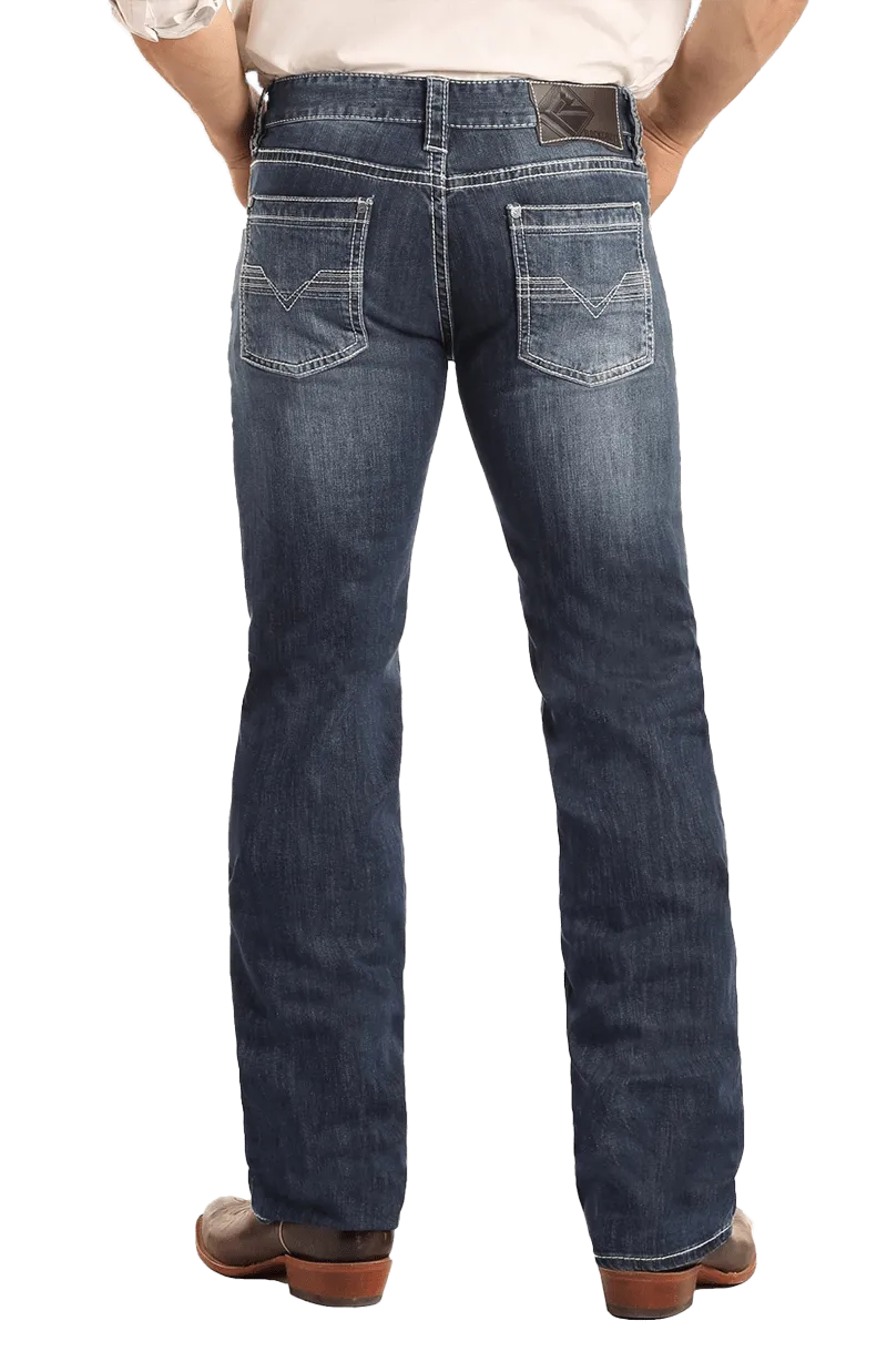 Panhandle Slim Men's Regular Fit Stretch Straight Bootcut Jeans