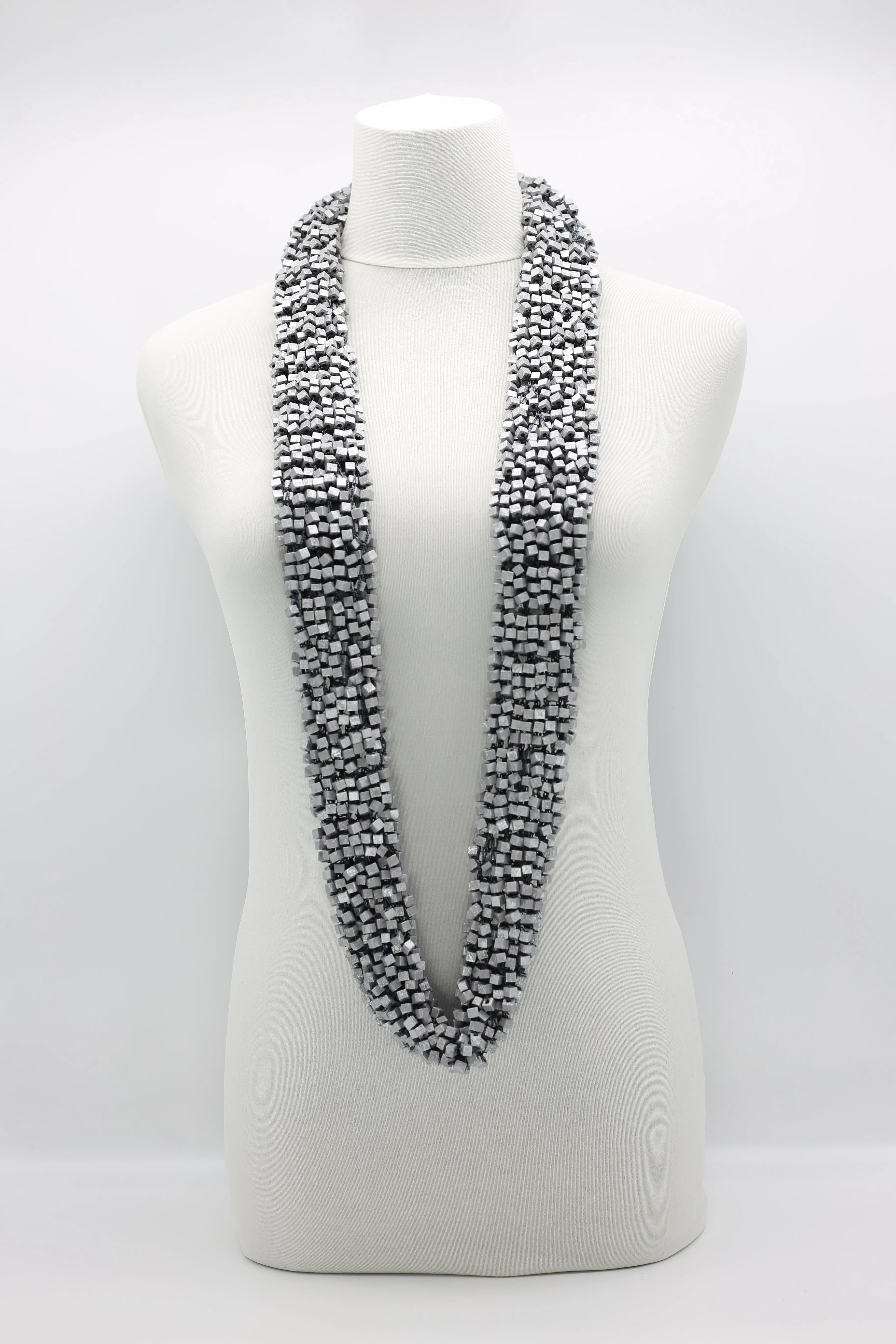 Pashmina Fishnet Infinity Scarf - Hand-painted