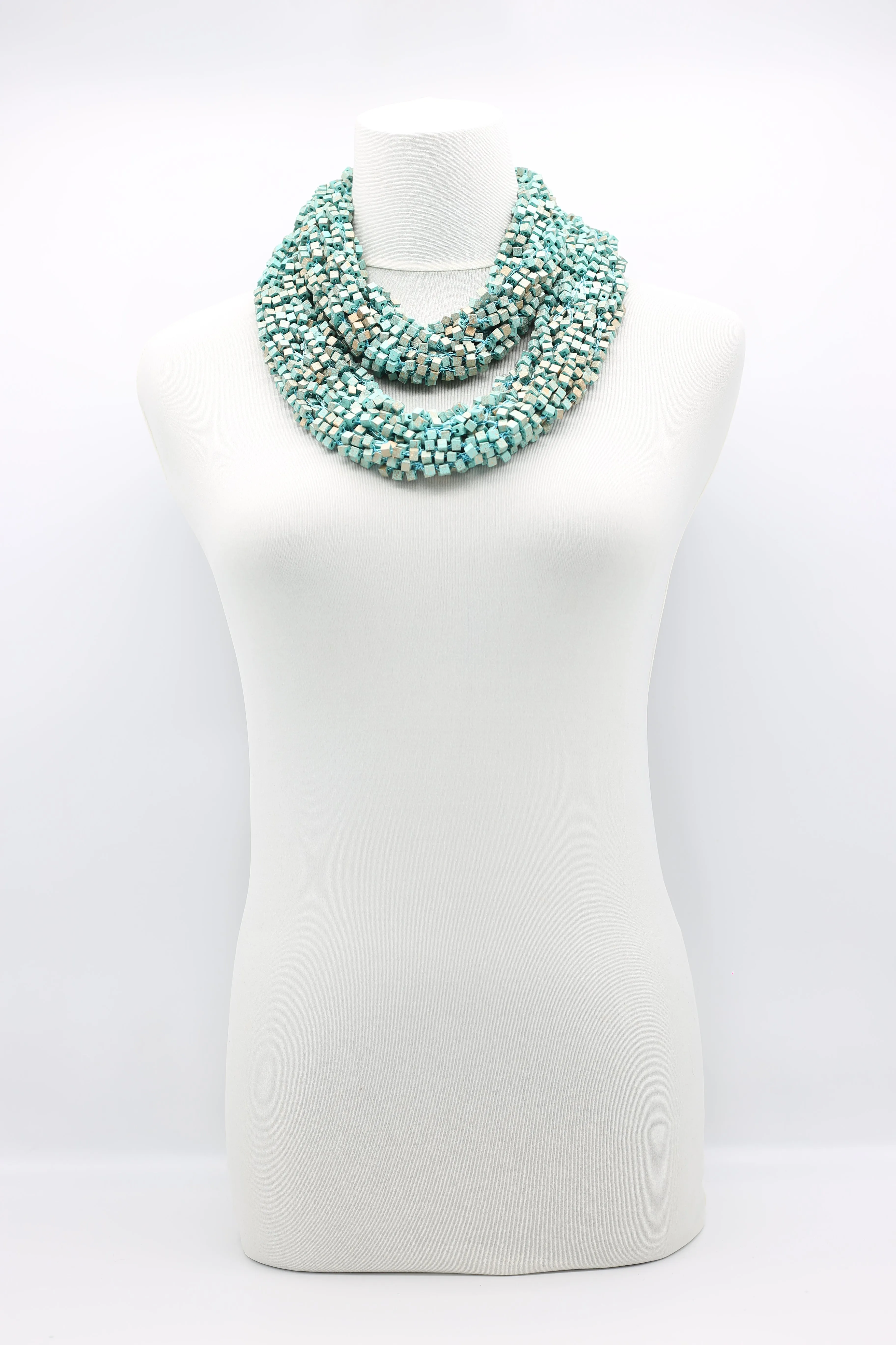 Pashmina Fishnet Infinity Scarf - Hand-painted