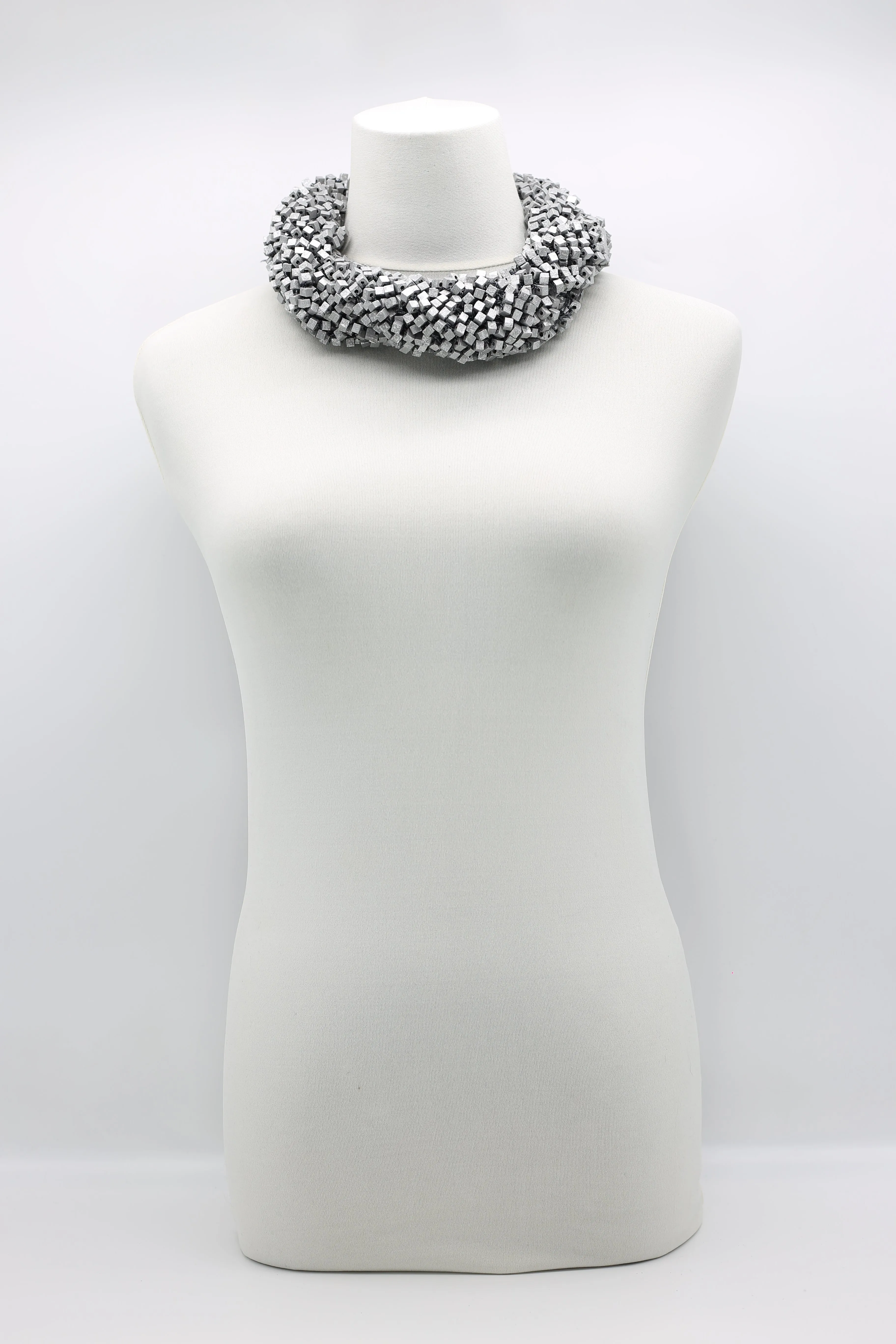Pashmina Fishnet Infinity Scarf - Hand-painted