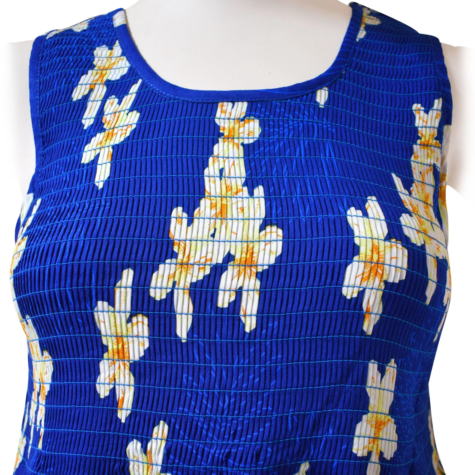 Plumeria Women Short Elastic Tank Dress