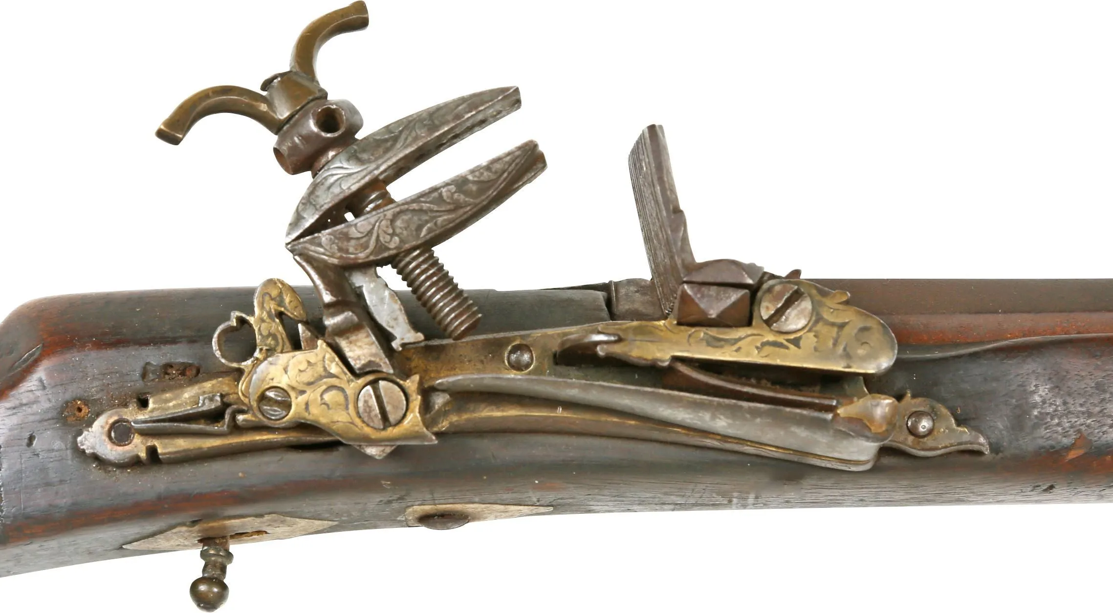 RARE ALGERIAN TOE LOCK MUSKET, EARLY 19th CENTURY