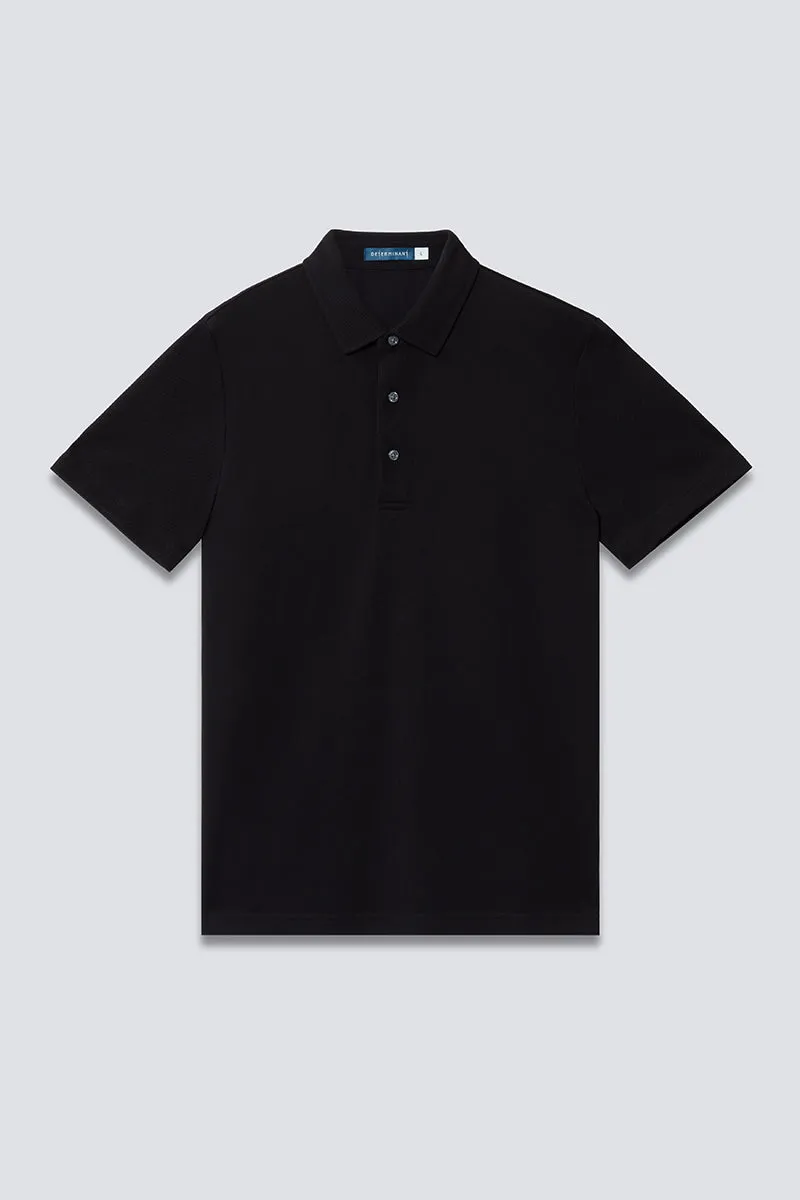 Regal Pique Polo | Black BKFD01