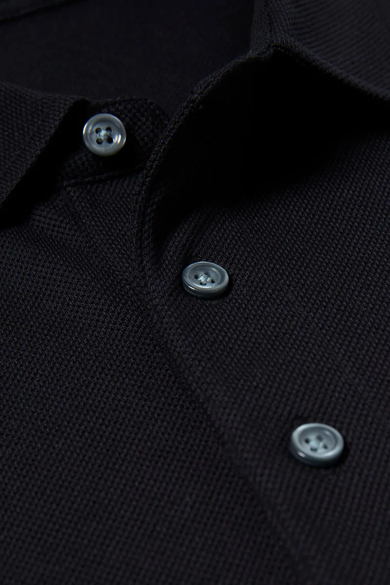 Regal Pique Polo | Black BKFD01