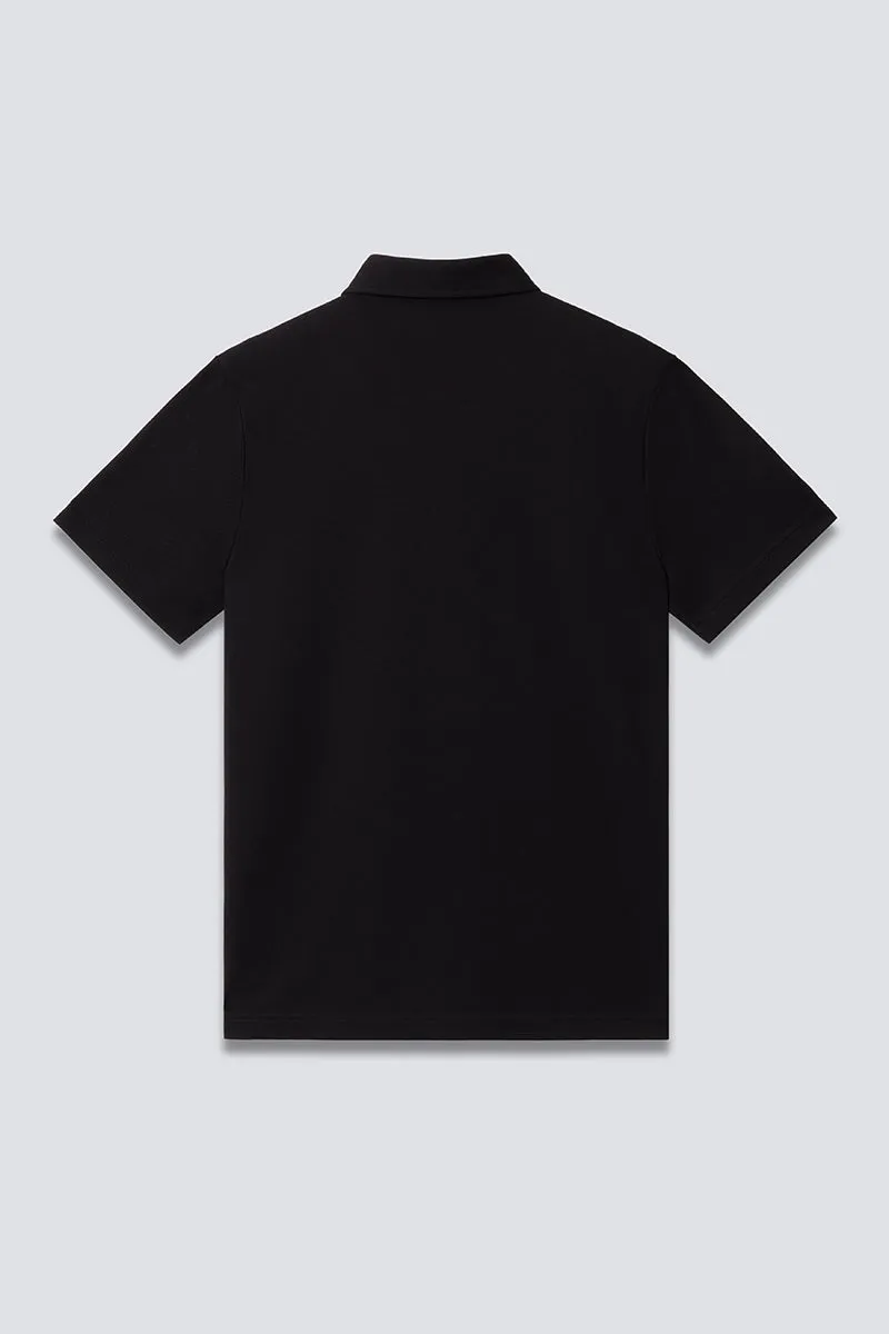 Regal Pique Polo | Black BKFD01