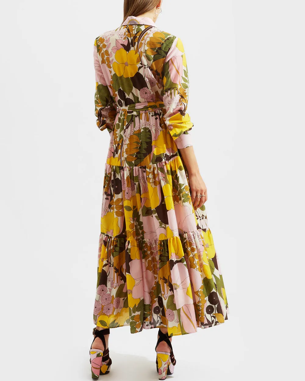 Rose Big Flower Bellini Dress