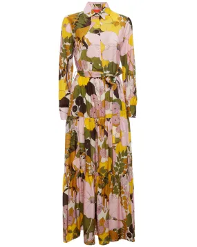 Rose Big Flower Bellini Dress