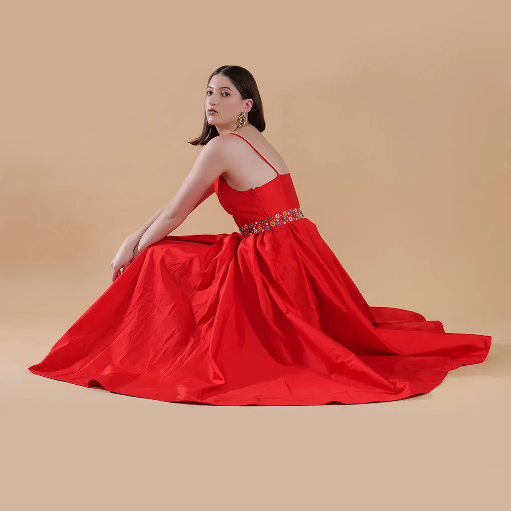 ROUGE MIDI DRESS
