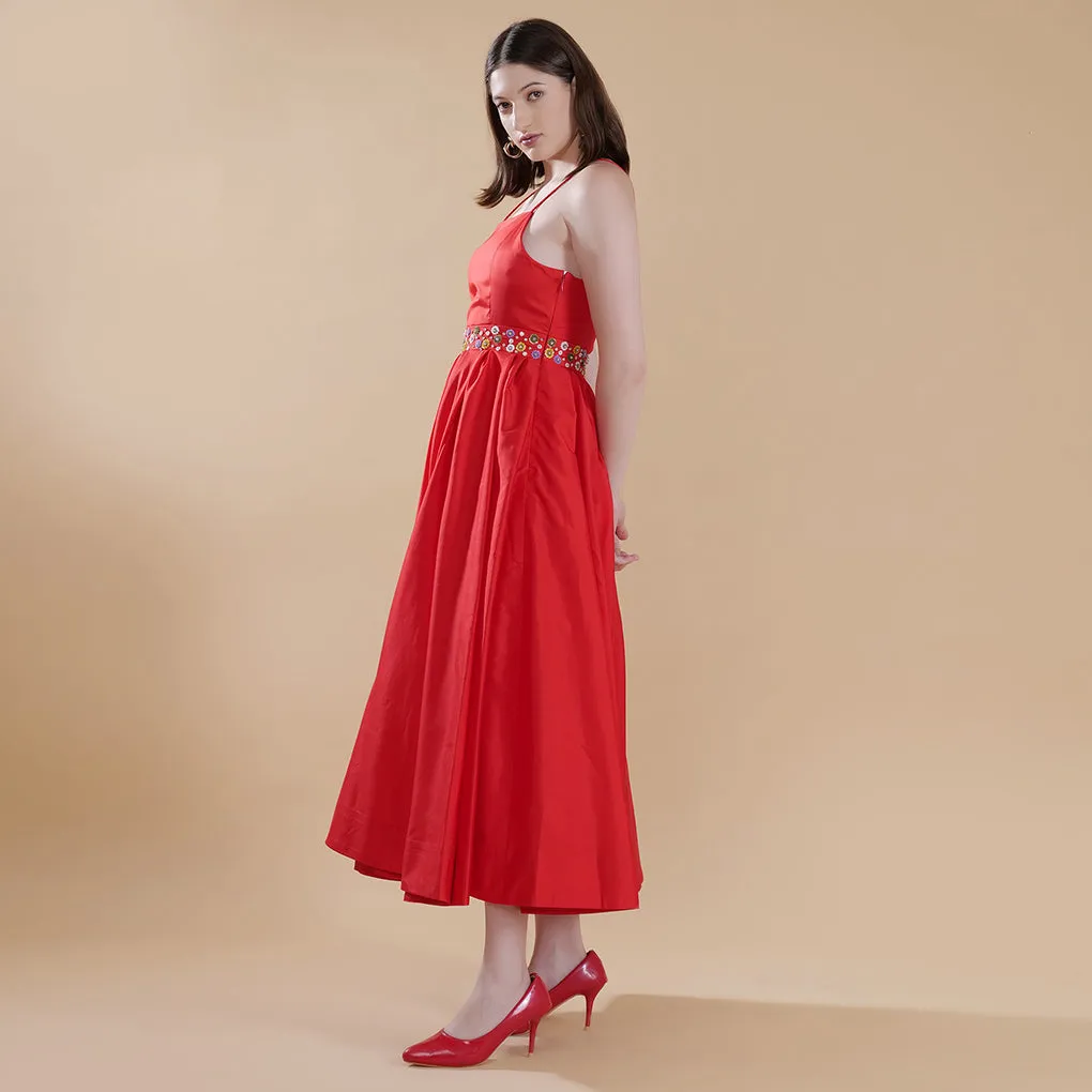 ROUGE MIDI DRESS