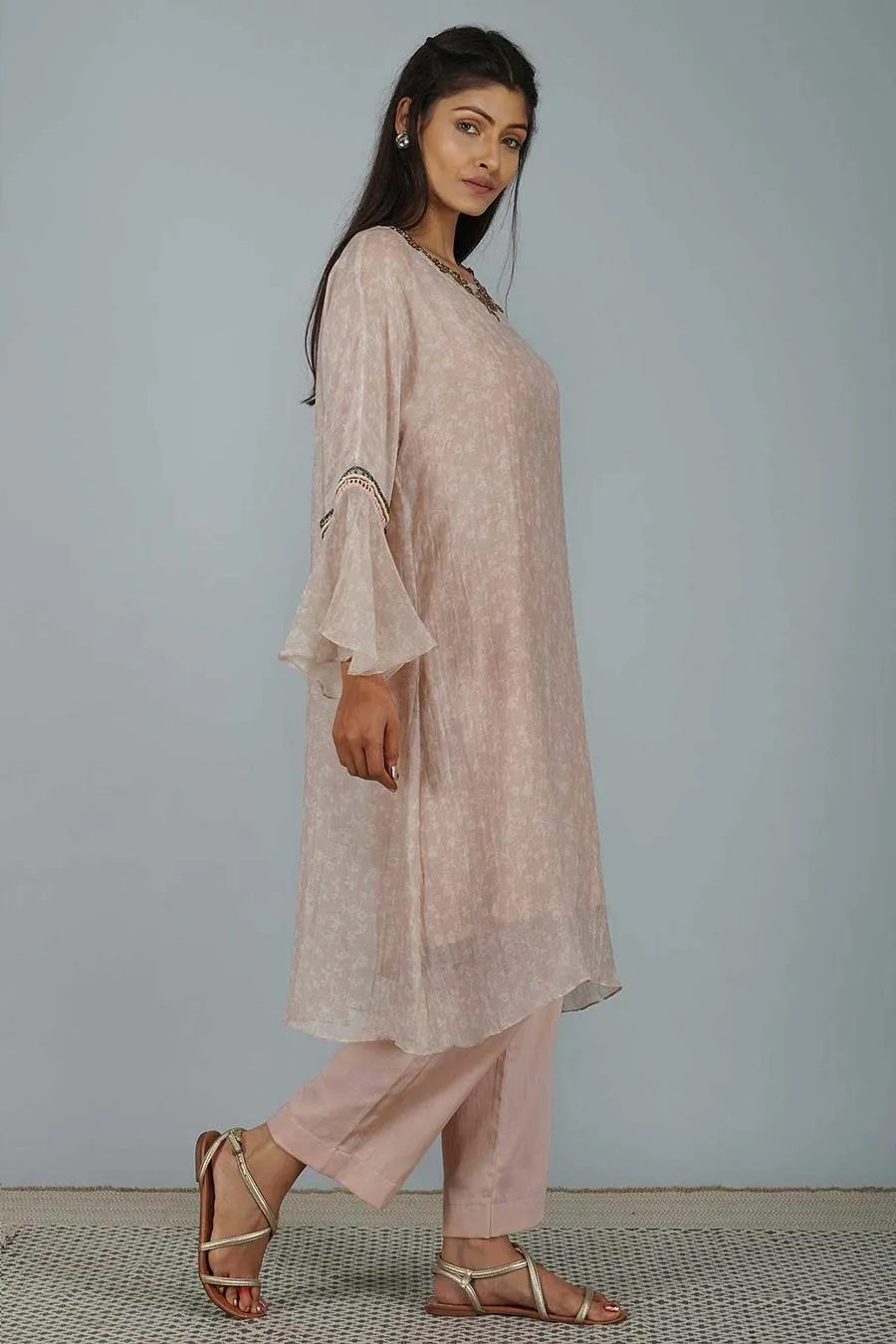 Satrangi Bella Oversized Tunic Set (Set of 2)