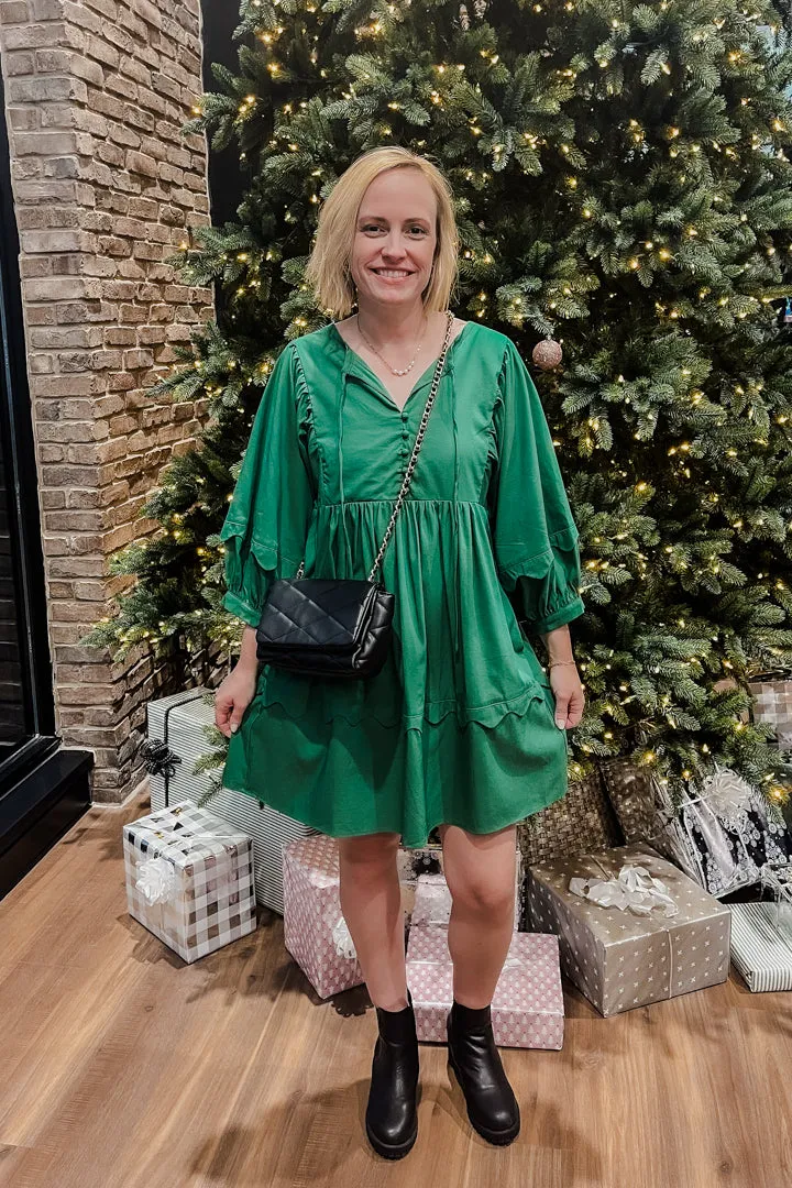 Scalloped Dress