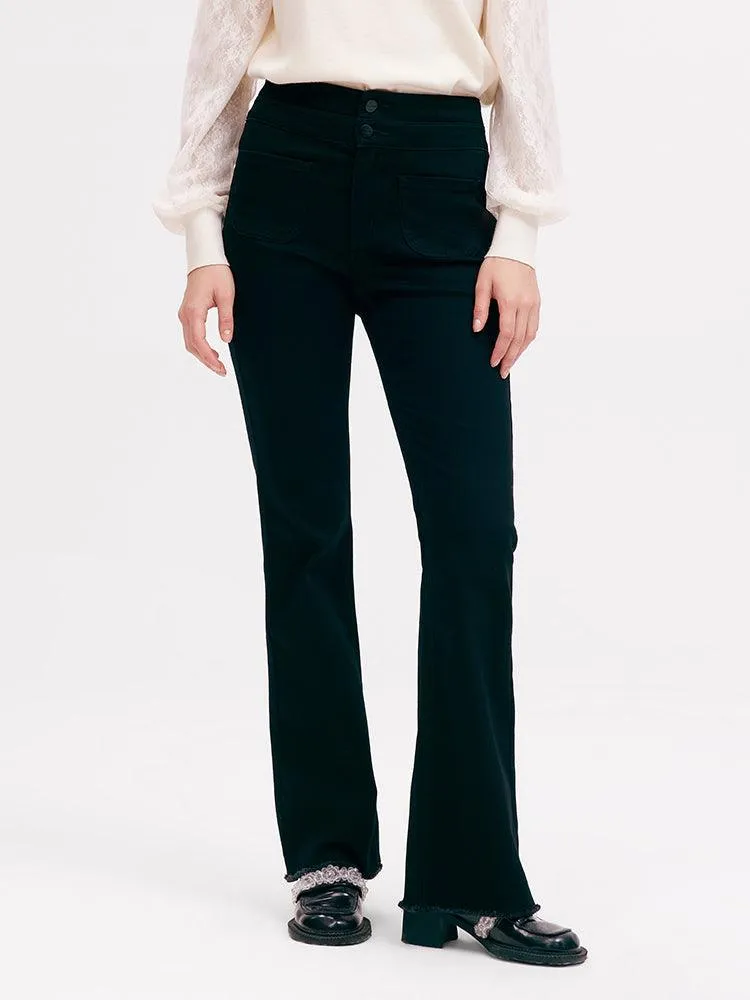 Slim Fit Flared Pants