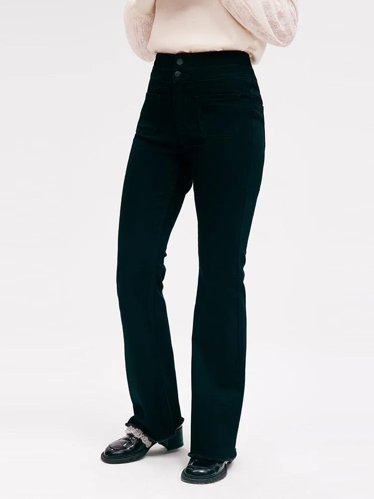 Slim Fit Flared Pants