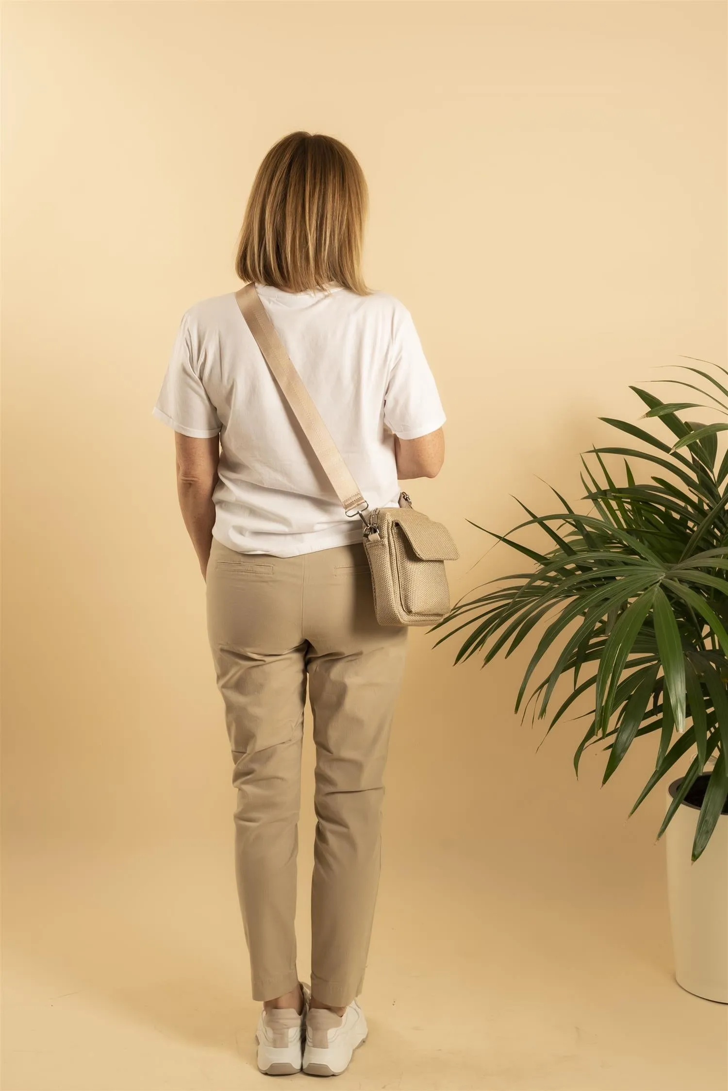 Soffys Pant - White Pepper
