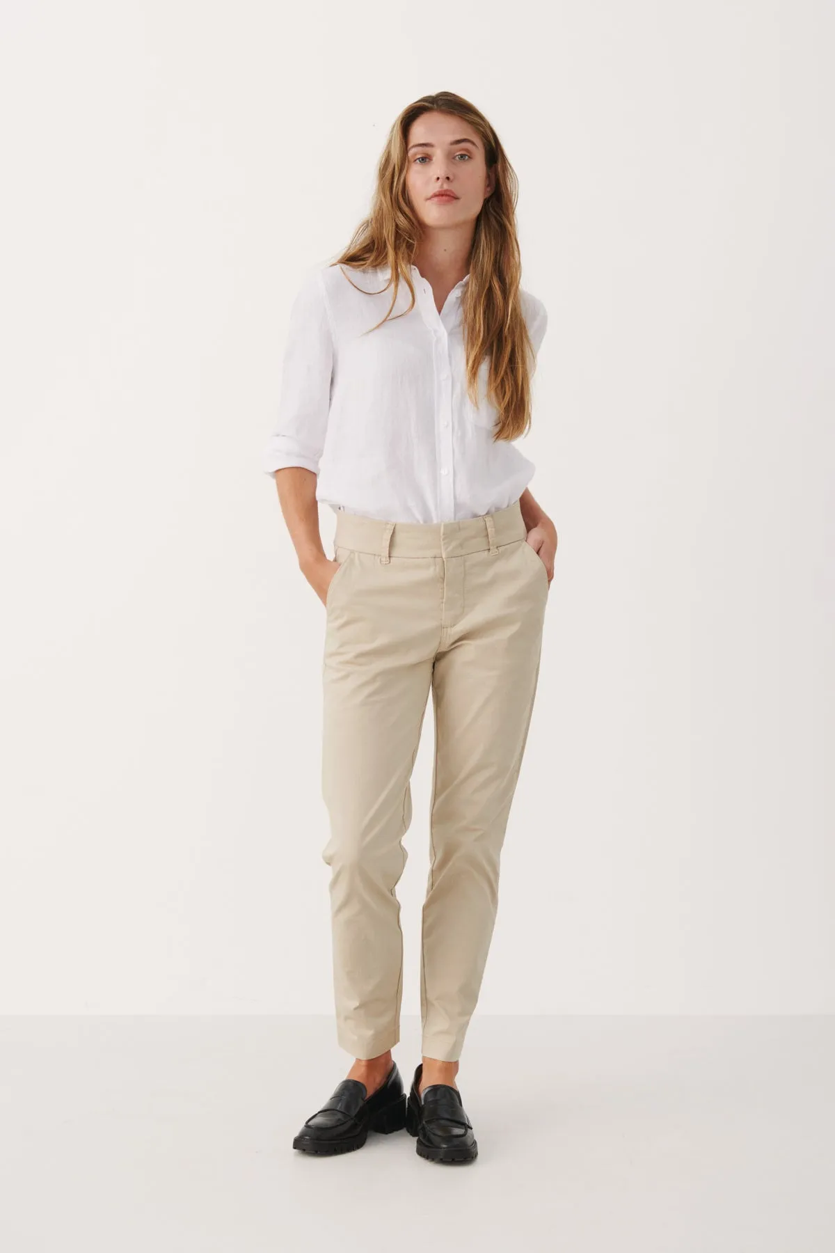 Soffys Pant - White Pepper